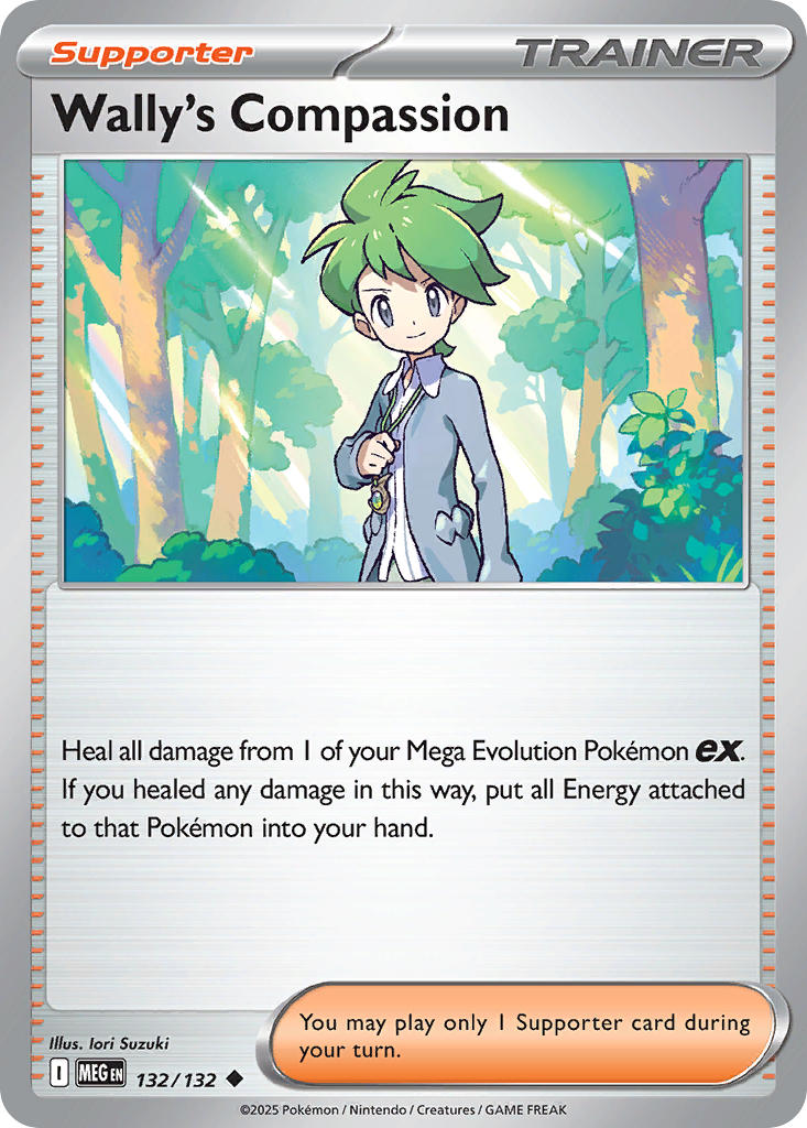Mega Evolution Wally's Compassion [Prize-Pack-Cosmo-Holo] Pokémon card